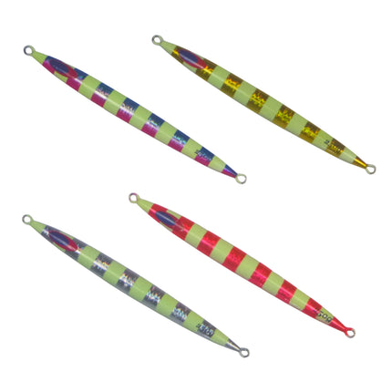 Finesse Lumo Fastdrop Jig, 250gm, Blue Blush, Qty 2.