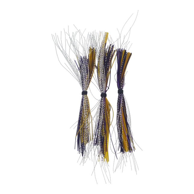 Dekoi Krystal Flash Lure Skirts, Purple Krystal.