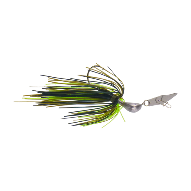 Dekoi 14gm Bladed Swim Jig, Chatterbait, Tree Frog, 2 pack.