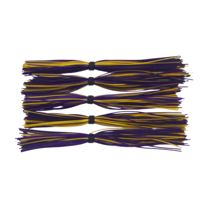 Dekoi Chatterbait Lure Skirts, Purple Gold.