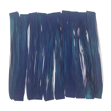 Artizan 22 strand silicon skirt, Metallic Blue, Pack of 20.