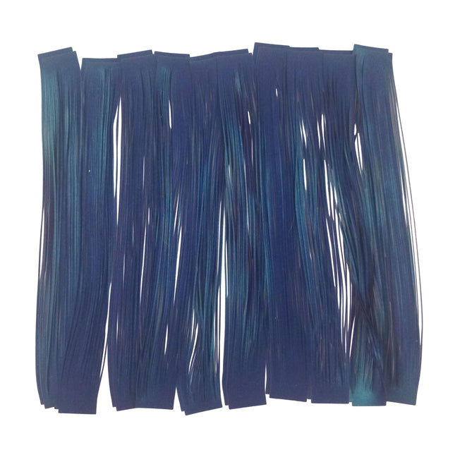Artizan 22 strand silicon skirt, Metallic Blue, Pack of 20.