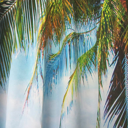 Sea View 3D Printing Blockout Curtains 2x127x160cm PINCH PLEAT Fabric Seascape.