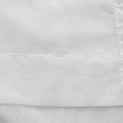 2 Long drop Sheer Voile Curtains 580cm wide 270cm long+30 Hooks Pinch Pleat New.