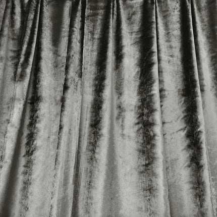 Large Thick Velvet Curtains Warp Knitted Velvet 540x270cm+Hooks Pinch Pleat Grey.