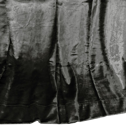 Large Thick Velvet Curtains Warp Knitted Velvet 540x270cm+Hooks Pinch Pleat Grey.
