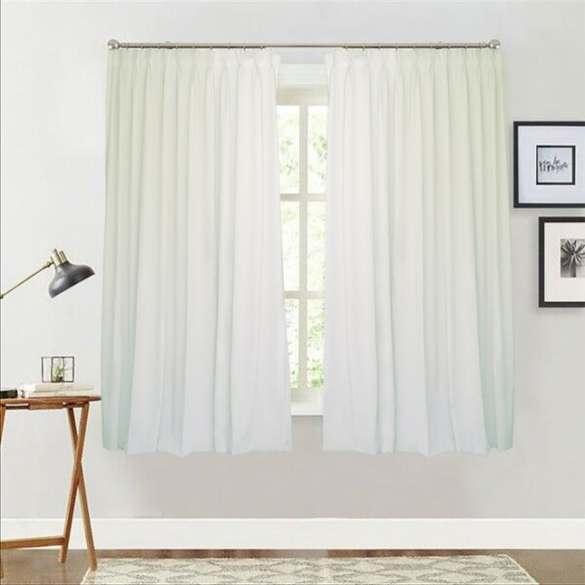 Milk White Curtain 130x160cm PINCH PLEAT High Level Fabric 1 Panel for wall.
