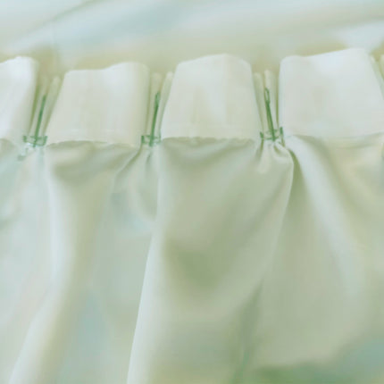 Milk White Large Curtains 570x270cm PINCH PLEAT 2 panel High Level Fab. for Wall.