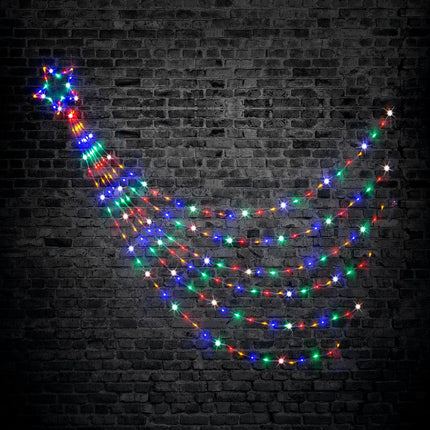 LED Waterfall Star 3m 200 LEDs Multi-Color.