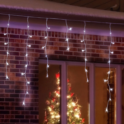 960 LEDs Snowing Icicle Lights – available in 4 Colors - Multicolor.