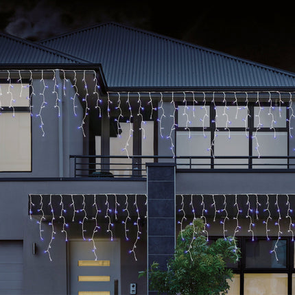 960 LEDs Snowing Icicle Lights – available in 4 Colors - Multicolor.