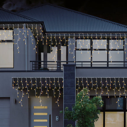 960 LEDs Snowing Icicle Lights – available in 4 Colors - Multicolor.