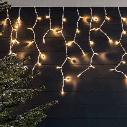 500 LED Icicle Lights – available in 4 Colors - Multicolor.