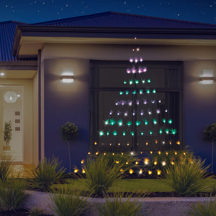 LED Christmas Tree Rainbow Wall Net Lights.