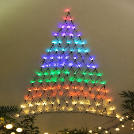 LED Christmas Tree Rainbow Wall Net Lights.