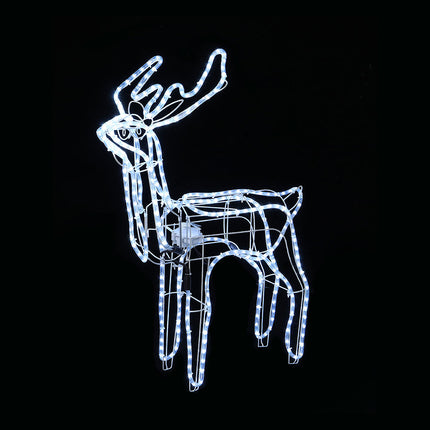 LED Ropelight Standing Reindeer Small Moving Cool White available in 2 types - Standing.