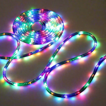LED Ropelight 20m Flashing Multicolor.