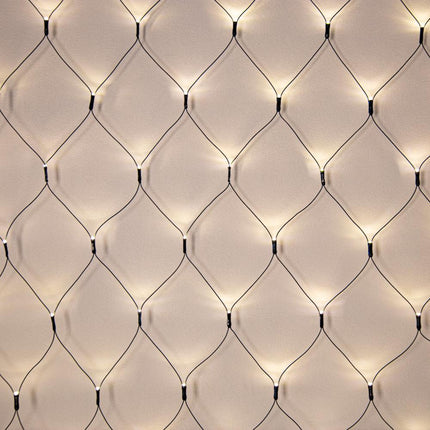 360 LED Net Lights Connectable available in 3 Colors - Warm White.