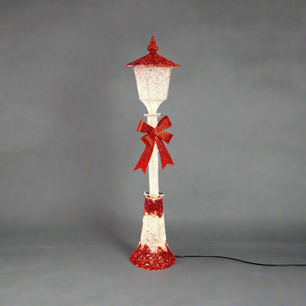 LED Glitter Street Lamp 120cm Twinkle available in 2 Colors - Silver.