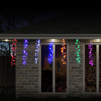 LED Rainbow Cluster Strand Lights Digital.
