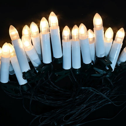 LED Clip on Candle Lights 20pk Warm White.