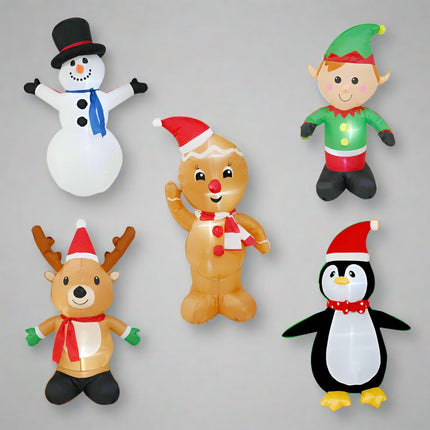 Airpower Christmas Character 120cm Assorted - Gingerbread.
