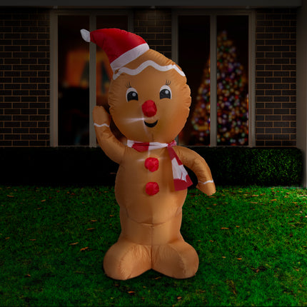 Airpower Christmas Character 120cm Assorted - Gingerbread.