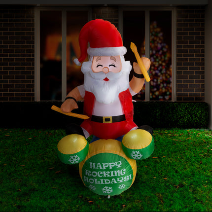 Airpower Christmas Rocker 180cm Santa.