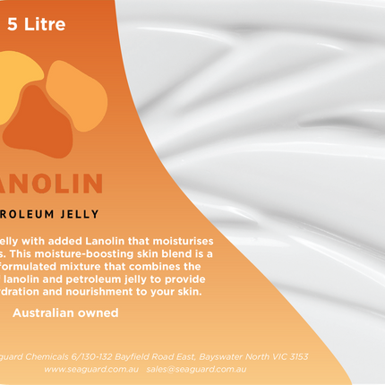 Petroleum Jelly with added Lanolin 5 litre.