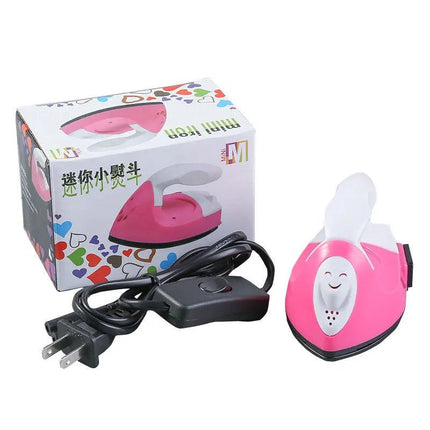 NNEOBA Mini Portable Ironing Iron - Compact Heat Press Machine.