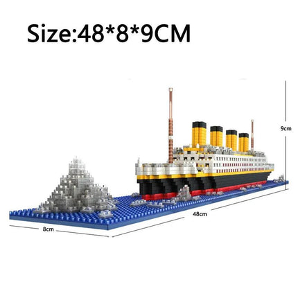 NNEOBA Titanic Ship Toy with LED Light.