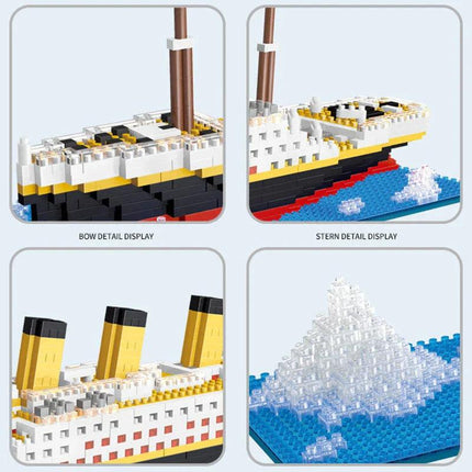 NNEOBA Titanic Ship Toy with LED Light.