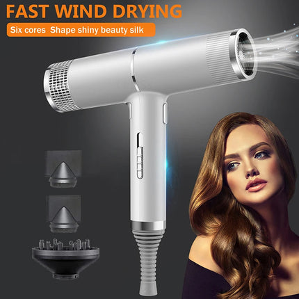 NNEOBA Strong Wind Hair Dryer with Blue Light & Anion Technology.