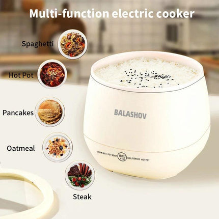NNEOBA 1.8L Multifunctional Electric Mini Rice Cooker.