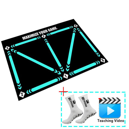 NNEOBA Durable Non-Slip Football Training Mat.