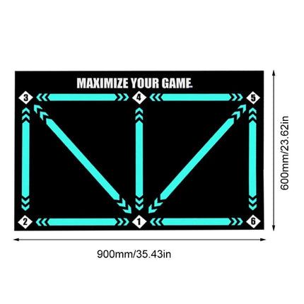NNEOBA Durable Non-Slip Football Training Mat.