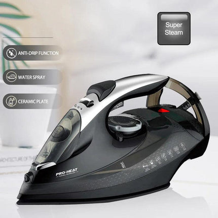 2200W Professional Steam Iron with Ceramic Soleplate.
