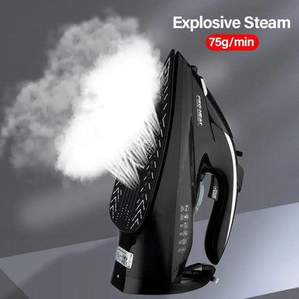 2200W Professional Steam Iron with Ceramic Soleplate.