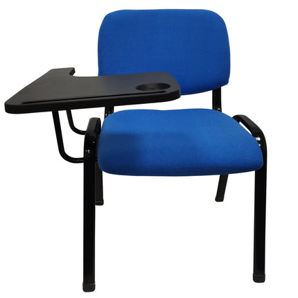 NNECN Lecture Chair with Table Top for Classroom Lecture Training Conference (Set of 6-Blue).