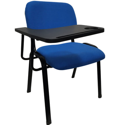 NNECN Lecture Chair with Table Top for Classroom Lecture Training Conference (Set of 6-Blue).