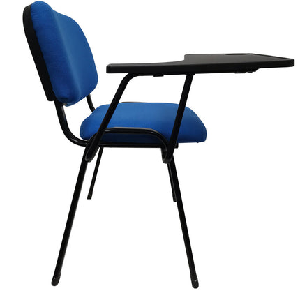 NNECN Lecture Chair with Table Top for Classroom Lecture Training Conference (Set of 6-Blue).