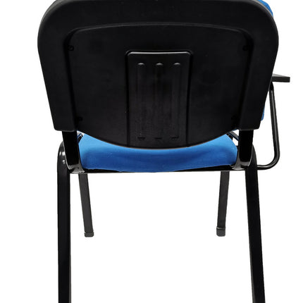 NNECN Lecture Chair with Table Top for Classroom Lecture Training Conference (Set of 6-Blue).