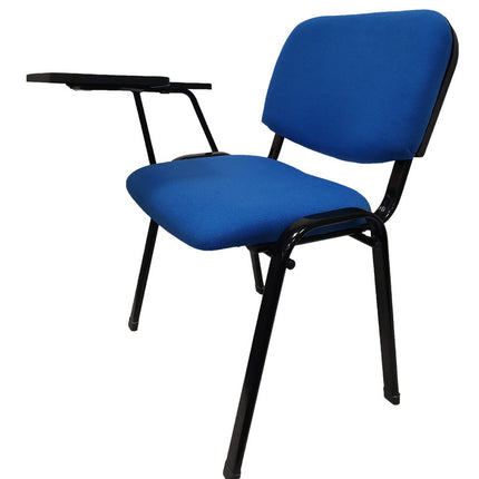 NNECN Lecture Chair with Table Top for Classroom Lecture Training Conference (Set of 6-Blue).