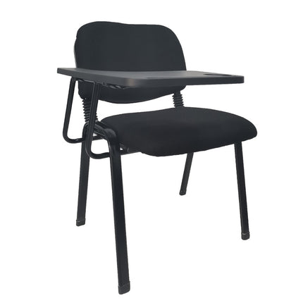 NNECN Lecture Chair with Table Top for Classroom Lecture Training Conference (Set of 6-Black).