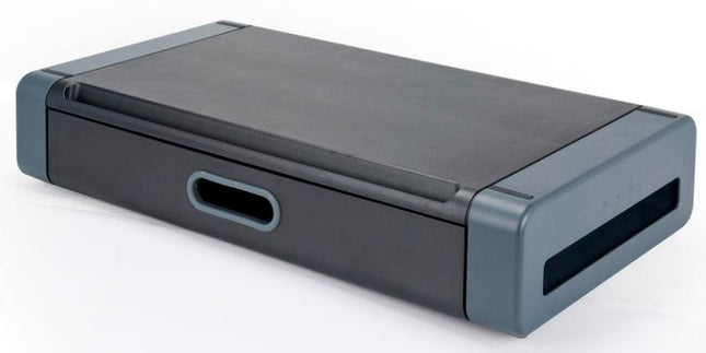 Aidata MS-1002G Deluxe Monitor Stand Riser Table Stackable with Drawer.