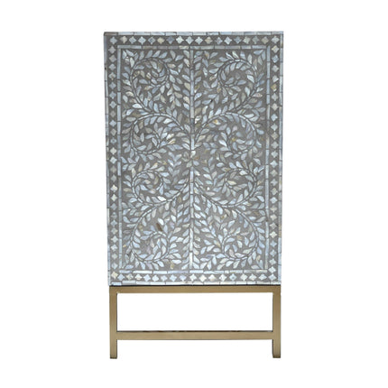 MOTHER OF PEARL HAND MADE SWISH SIDEBOARD.