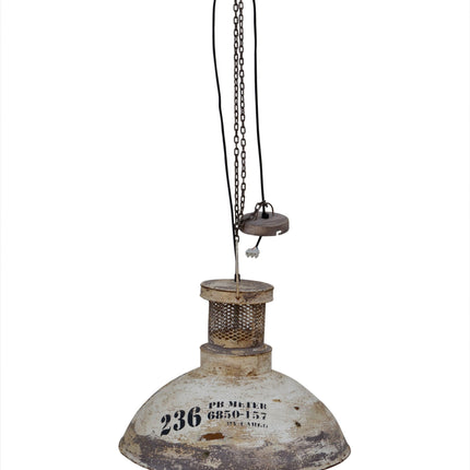 INDUSTRIAL HANGING LAMP SHADE.
