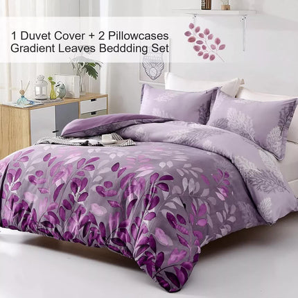 Soft Haven 3-Piece Duvet Cover Set - Long-Lasting Comfort-King.