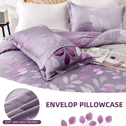 Soft Haven 3-Piece Duvet Cover Set - Long-Lasting Comfort-King.