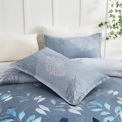 Timeless Design Plaid Duvet Cover Set - Lightweight-King.